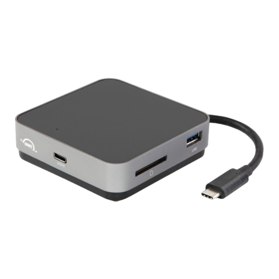 OWC USB-C Assembly Manual & User Manual