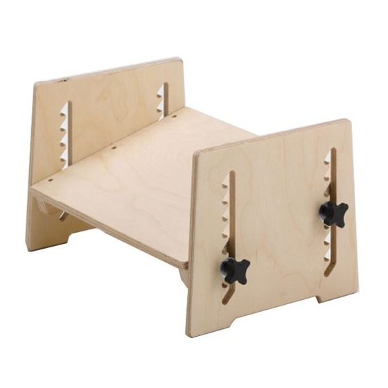 smirthwaite Independent Adjustable Footrest Instructions For Use Manual