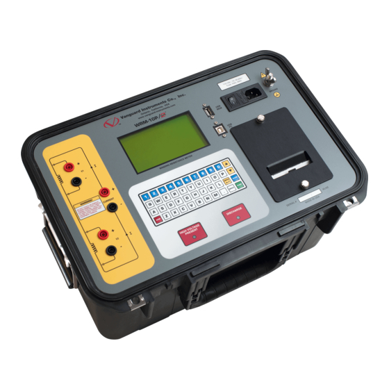 doble Vanguard Instruments WRM-10P S2 User Manual