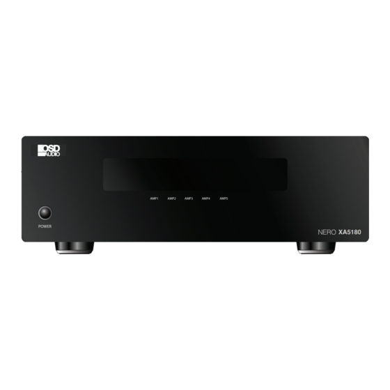 OSD Audio NERO XA5180 Manual