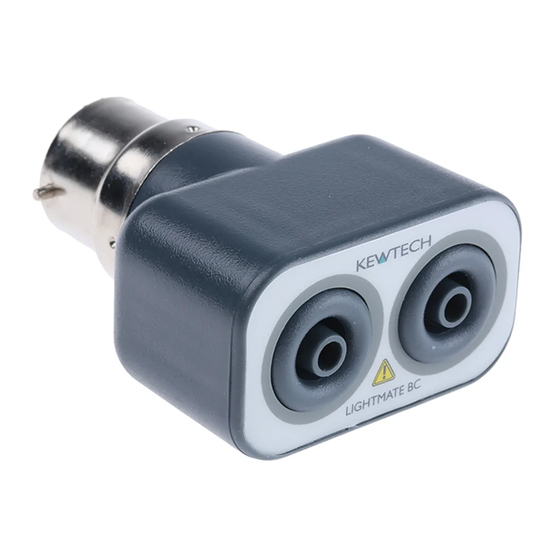 Kewtech Lightmate BC Instructions