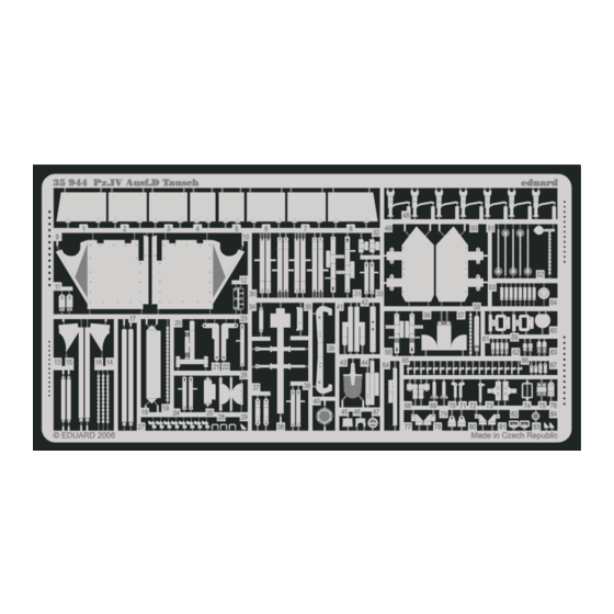 Eduard Pz.IV Ausf.D Tauch Manual