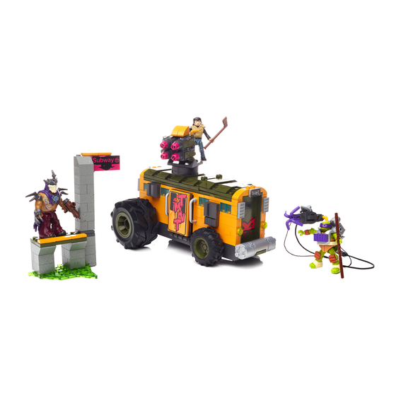 Mega Construx nickelodeon TURTLES FFC64 Manuals
