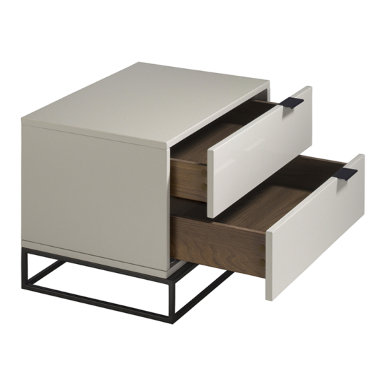 BROSA Tallinn Bedside Table Assembly Manual
