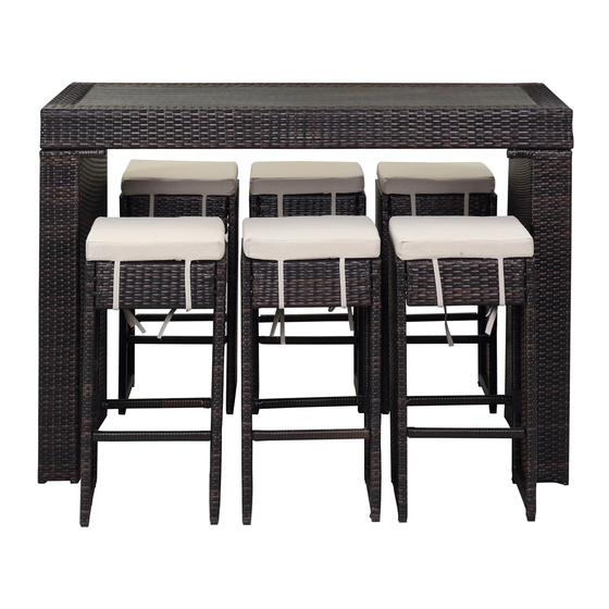 Safavieh Outdoor PAT2502 Assembly Instructions