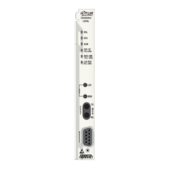 ADTRAN Job Aid T200 H2TU-R Manual