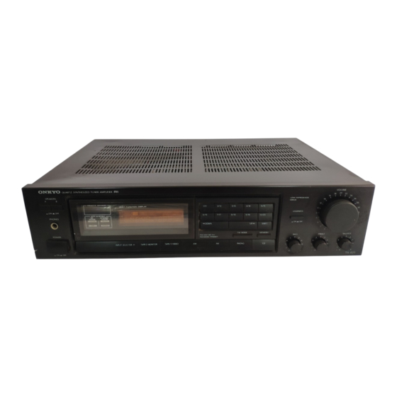 Onkyo TX-820 Instruction Manual