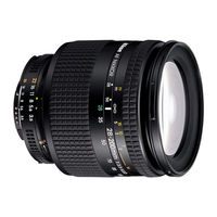 Nikon AF Zoom-Nikkor 28-200mm f/3.5-5.6D IF Instruction Manual