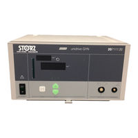 Storz UNIDRIVE GYN Instruction Manual
