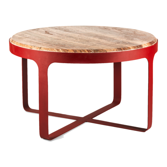pols potten Cofee table stoner red Instruction Manual