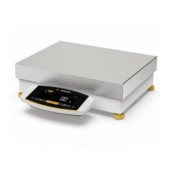 Sartorius Cubis MCE36200S Operating Instructions Manual