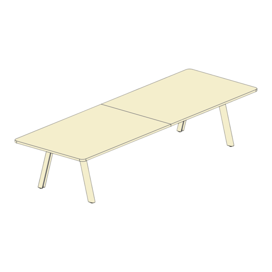 User Manuals: DeVorm Big Modular Table System Round