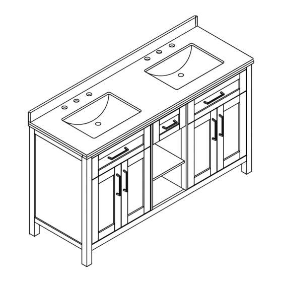 OVE TAHOE 60 OPEN SHELF Installation Manual
