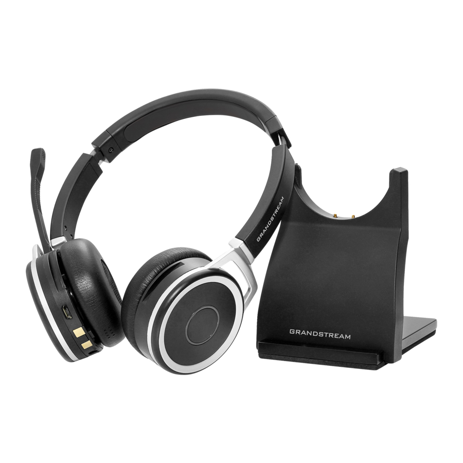 Grandstream GUV3050 - Wireless Bluetooth Headset Manual