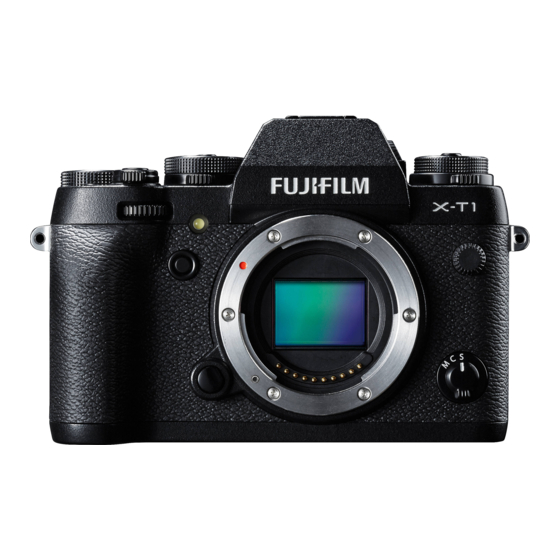 FujiFilm X-T1 Quick Manual