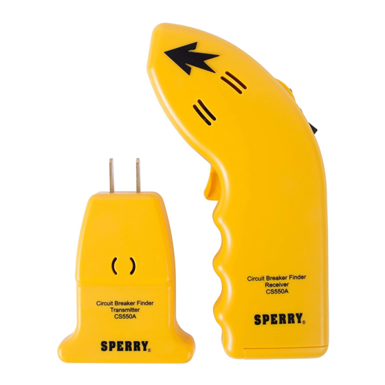 Sperry instruments CS500A Manual
