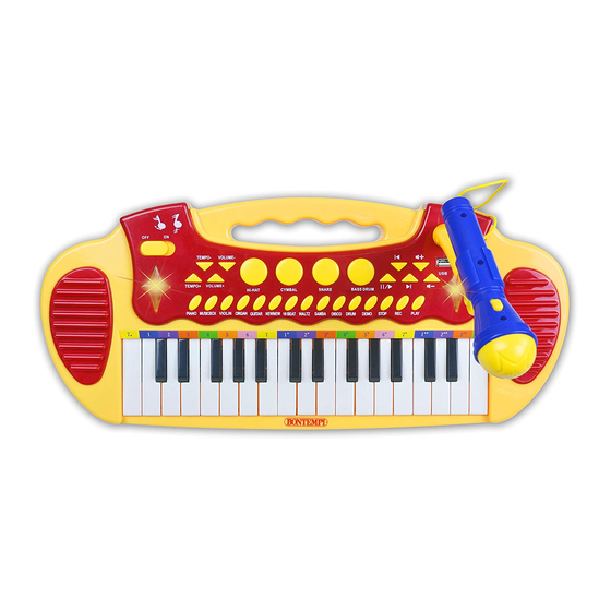 Bontempi Toy Band Star iGirl 13 3242 Manuals