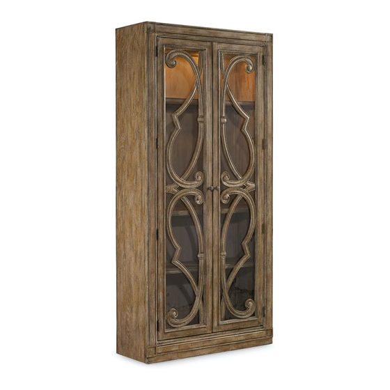 HOUZZ Bunching Curio Cabinet Assembly Instruction