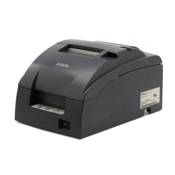 Epson TM-U220B Specifications