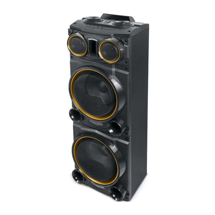 Muse M-1985 DJ - Party Bluetooth Speaker Manual