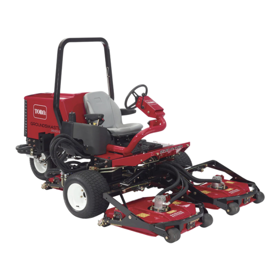 Toro Groundsmaster 3500D Operator's Manual