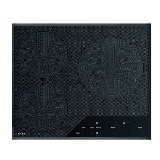 Wolf ICBCI243TF/S Manuals