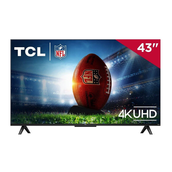 TCL 43S435 INSTRUCTIONS MANUAL Pdf Download | ManualsLib