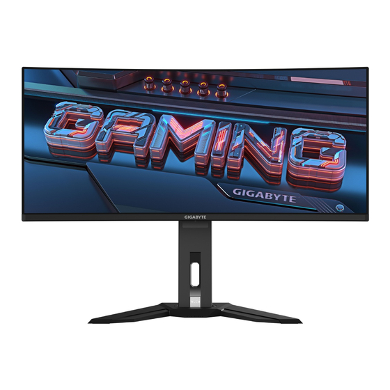 Gigabyte MO34WQC User Manual