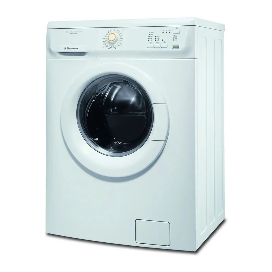 Electrolux EWF 12040 W User Manual