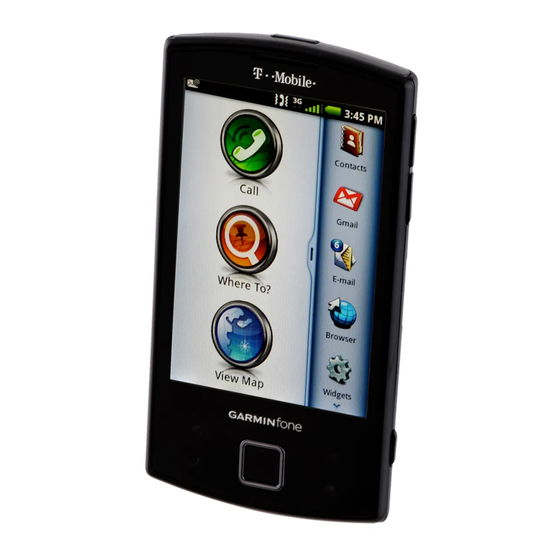 Garmin Cell Phone Owner's Manual