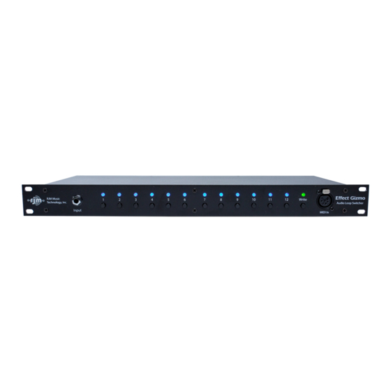 RJM Rack Gizmo User Manual