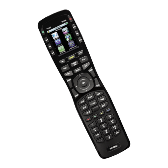 URC MX-890i Owner's Manual