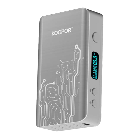 Koopor Plus KP200 User Manual
