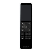 Savant Pro Remote Multi-Room Quick Reference Manual