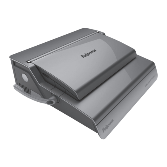 Fellowes Galaxy e Wire Instructions Manual