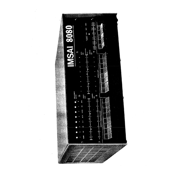 Imsai 8080 Reference Manual
