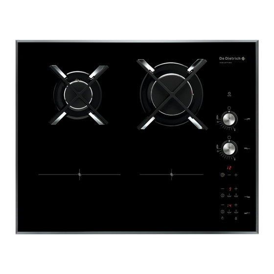 DeDietrich DTI1102V Manual To Installation And Use