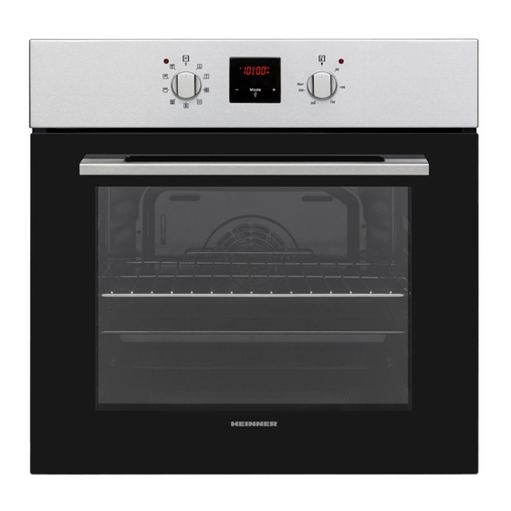Heinner HBO-V659GCD-IX Manual