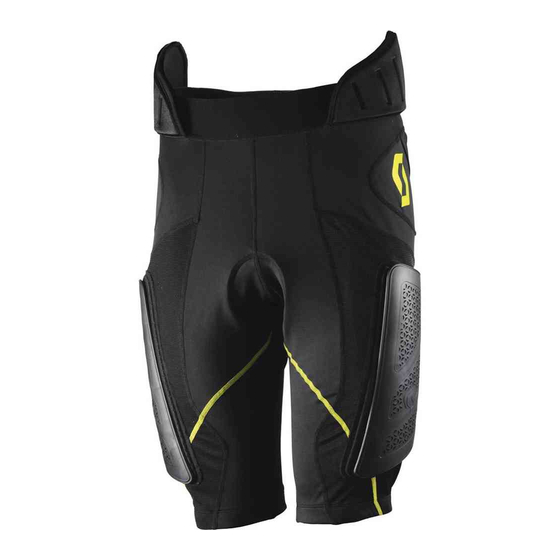 Scott MX UNDERSHORTS User Manual