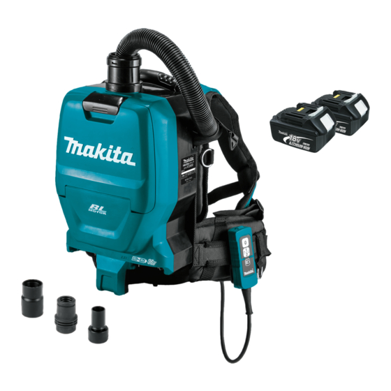 Makita XCV05 Instruction Manual