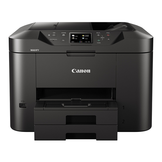 CANON MB2700 SERIES ONLINE MANUAL Pdf Download | ManualsLib