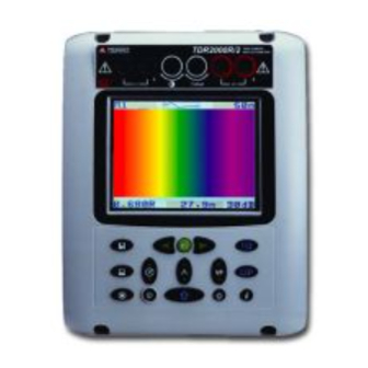 Megger TDR2000 User Manual