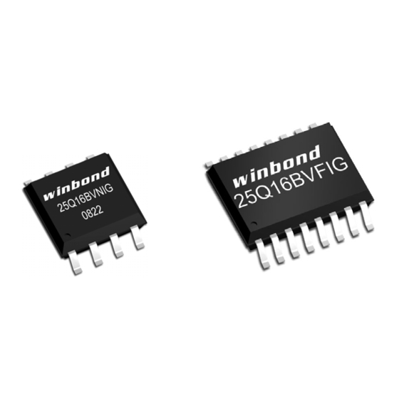 Winbond W25Q16BV User Manual