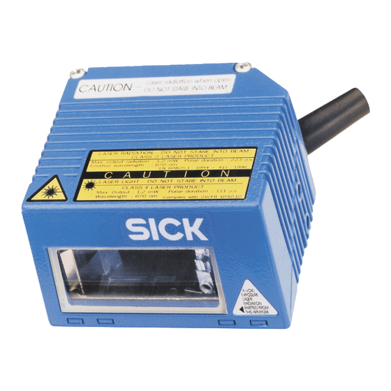 SICK CLV 420 Operating Instructions Manual