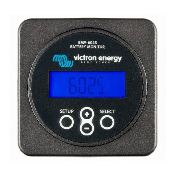 Victron energy BMV-600HS Manual