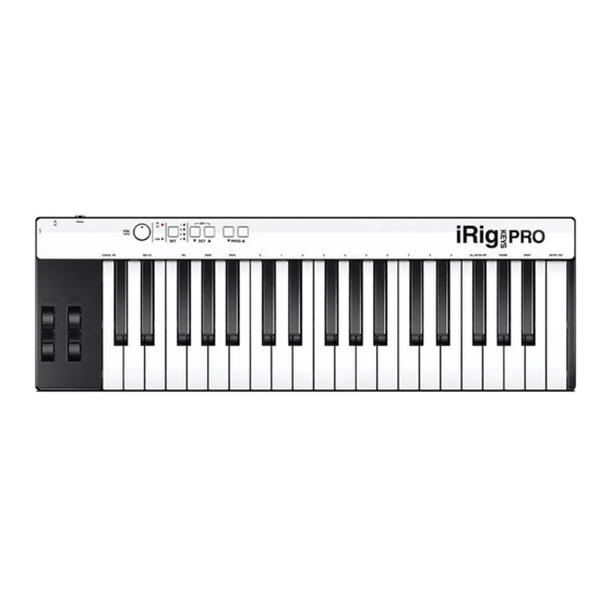 IK Multimedia iRig Keys Pro User Manual