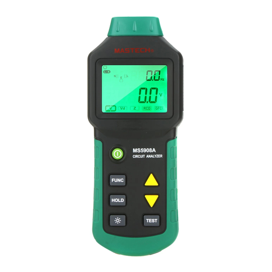 Mastech MS5908C User Manual
