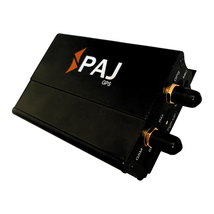 PAJ PROFESSIONAL Operating Instructions Manual