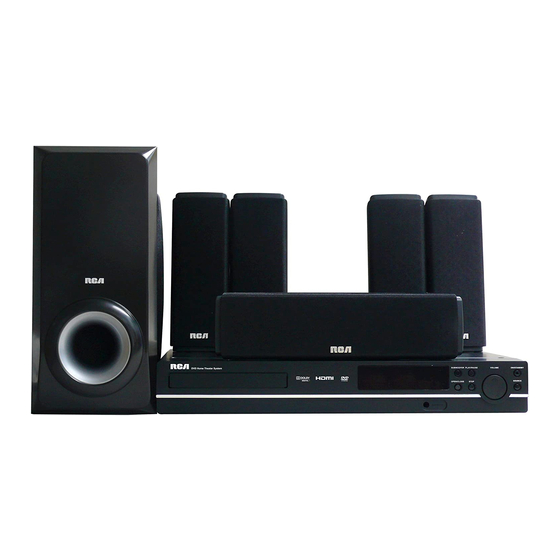 Rca dvd home store theater system setup