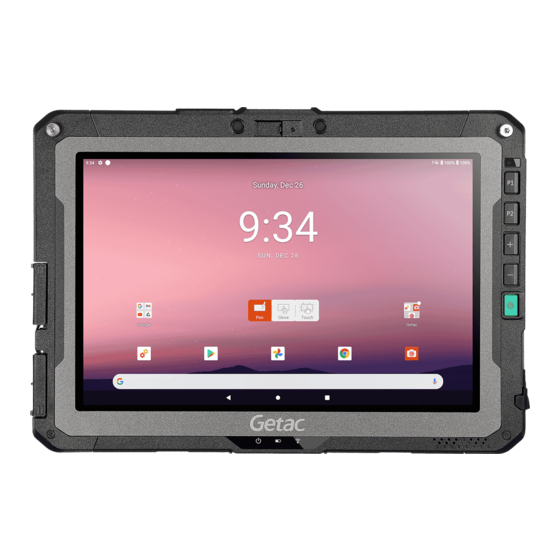 Getac ZX10 User Manual